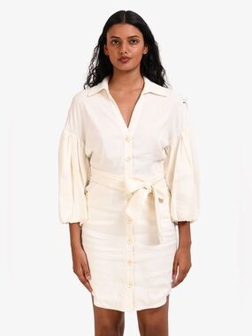 veronica beard fitz halter dress | Dresses | Veronica Beard In White Golden Sand Sz 2 FM-LPFR-1